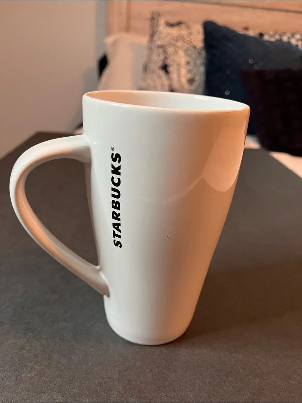 Starbucks White and Black Logo Ceramic Mug (18 fl oz)